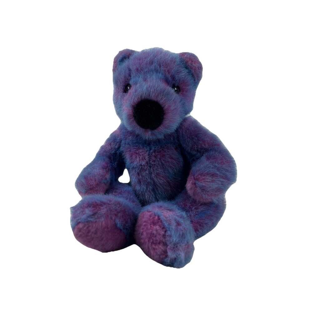 TY Beanie Baby "Purplebeary" 14” Plush Stuffed Animal Plush Teddy  Retired 1999